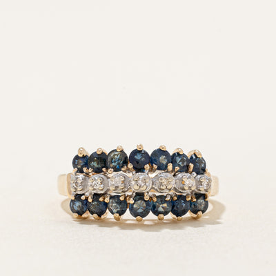 Sapphire & Diamond Ring | 0.75ctw, 0.03ctw | SZ 6 |