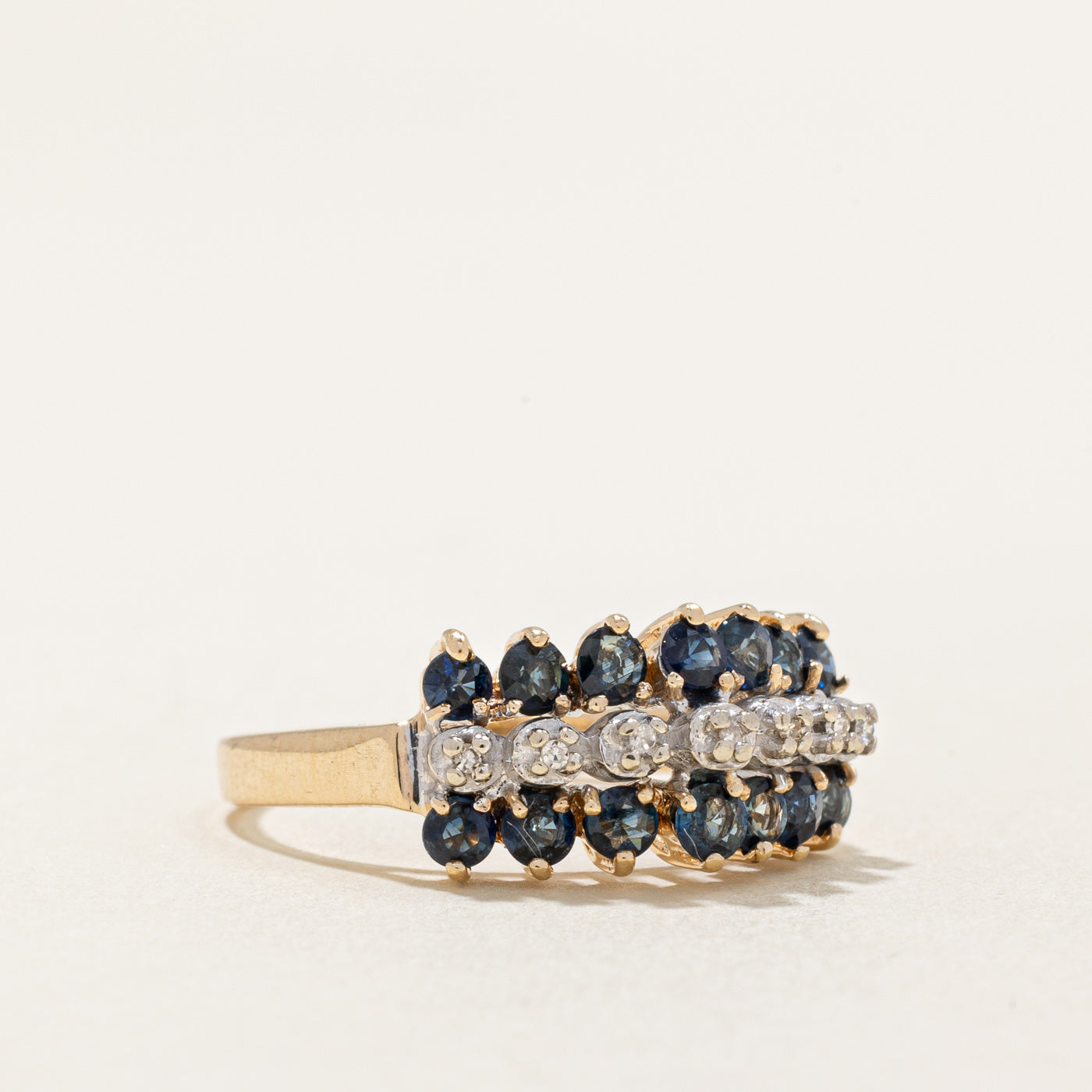 Sapphire & Diamond Ring | 0.75ctw, 0.03ctw | SZ 6 |