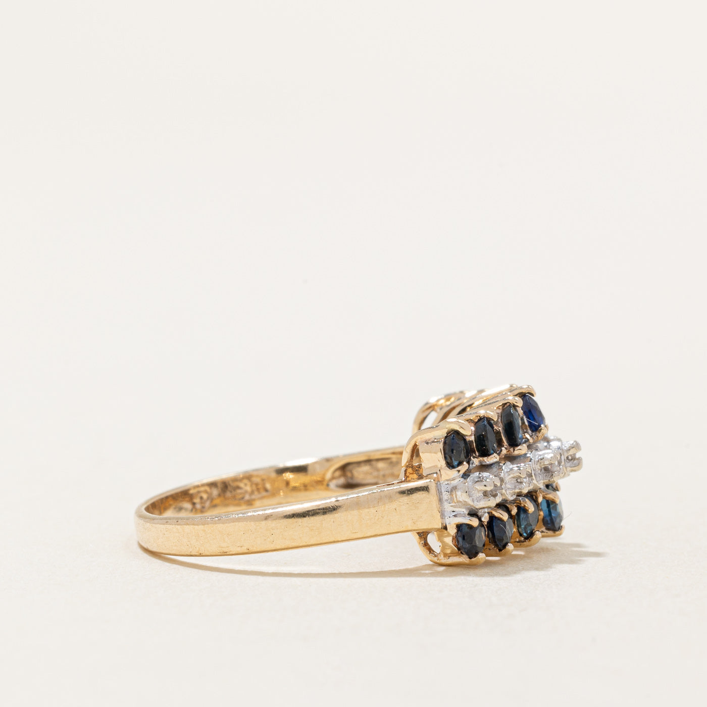 Sapphire & Diamond Ring | 0.75ctw, 0.03ctw | SZ 6 |