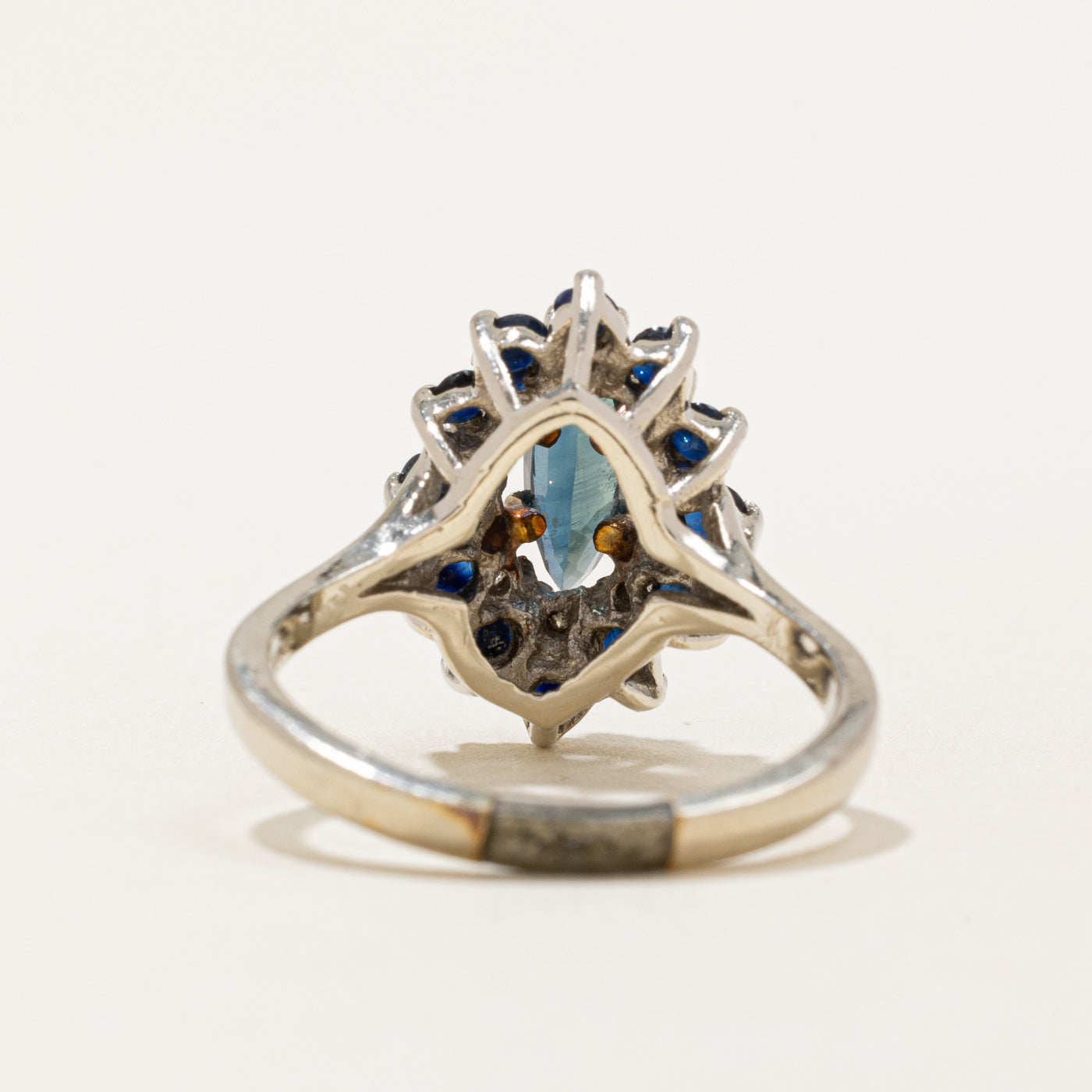 Sapphire & Diamond Cocktail Ring | 1.50ctw, 0.22ctw | SZ 8 |