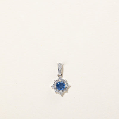 Sapphire & Diamond Pendant | 0.54ct, 0.24ctw |