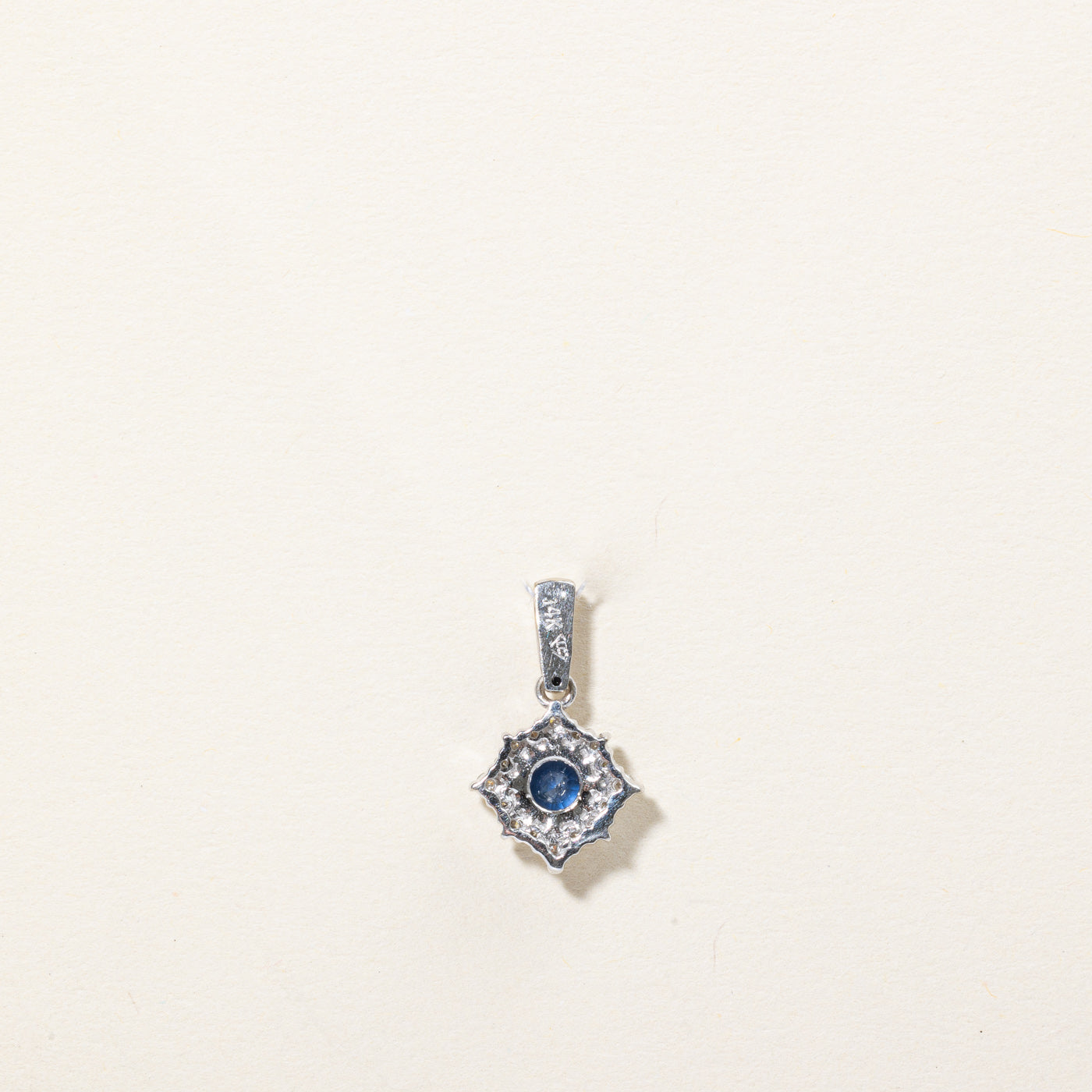 Sapphire & Diamond Pendant | 0.54ct, 0.24ctw |