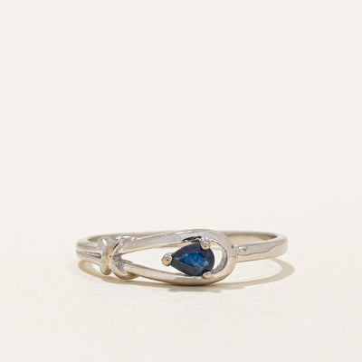 Sapphire Buckle Ring | 0.15ct | SZ 6.75 |