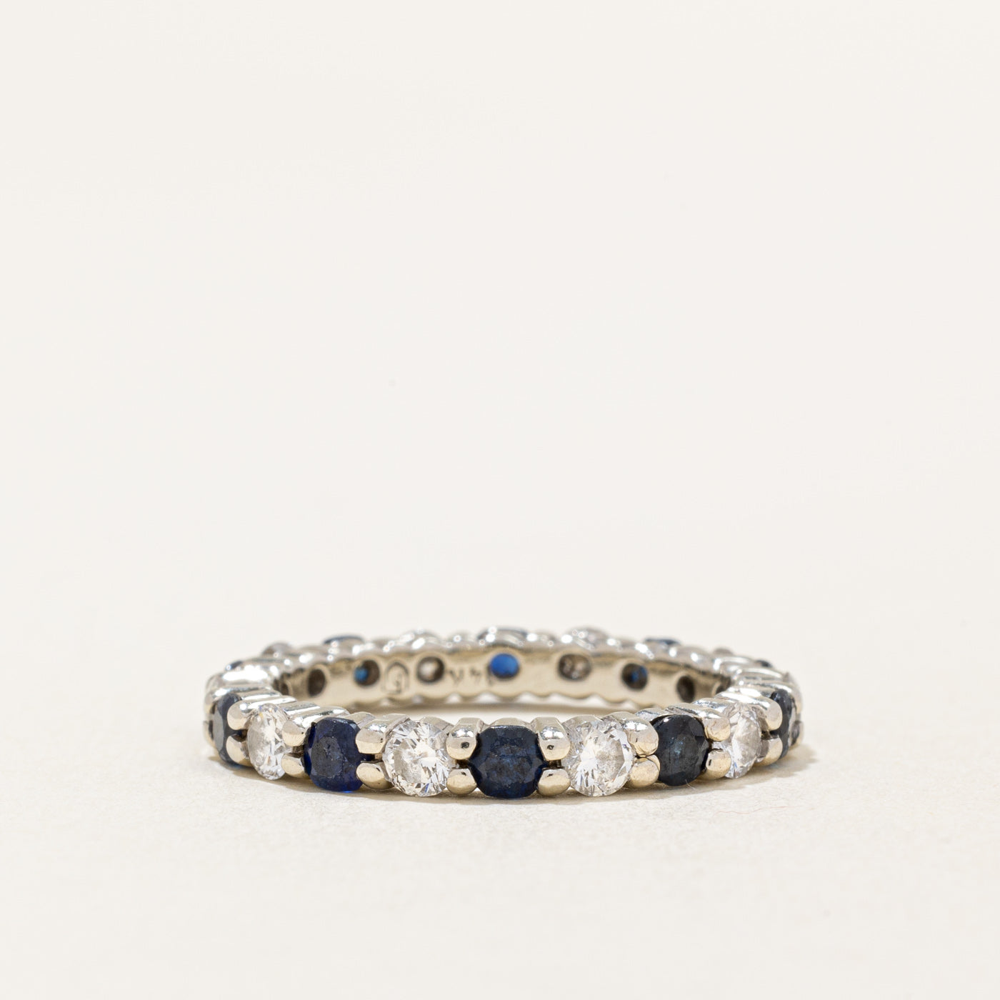 Sapphire & Diamond Eternity Ring | 0.82ctw, 0.72ctw | SZ 6.75 |