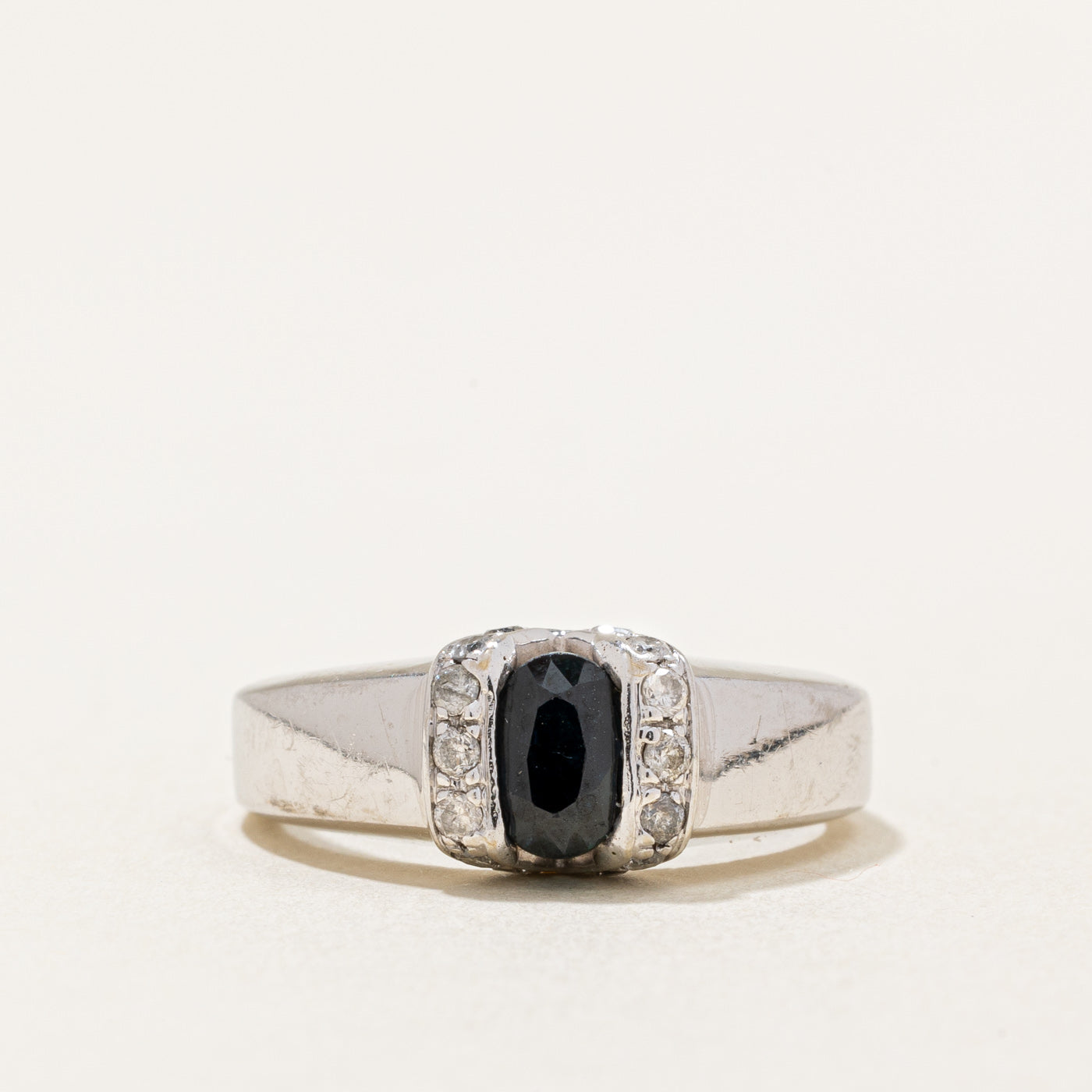 Sapphire & Diamond Ring | 0.50ct, 0.28ctw | SZ 6 |