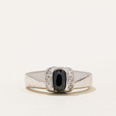 Sapphire & Diamond Ring | 0.50ct, 0.28ctw | SZ 6 |