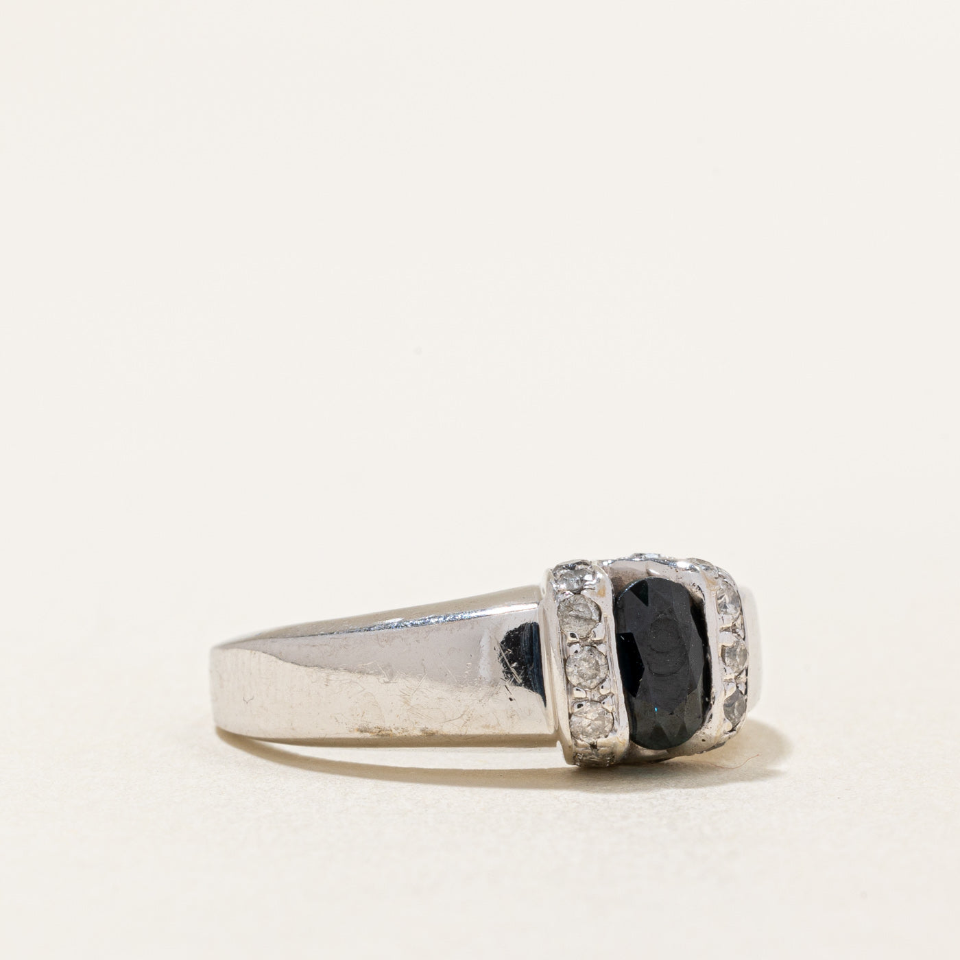 Sapphire & Diamond Ring | 0.50ct, 0.28ctw | SZ 6 |