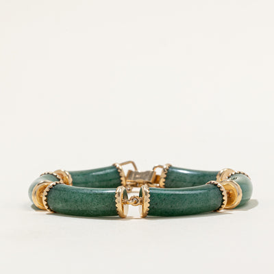 Green Quartz Bracelet | 100.00ctw | 7.5