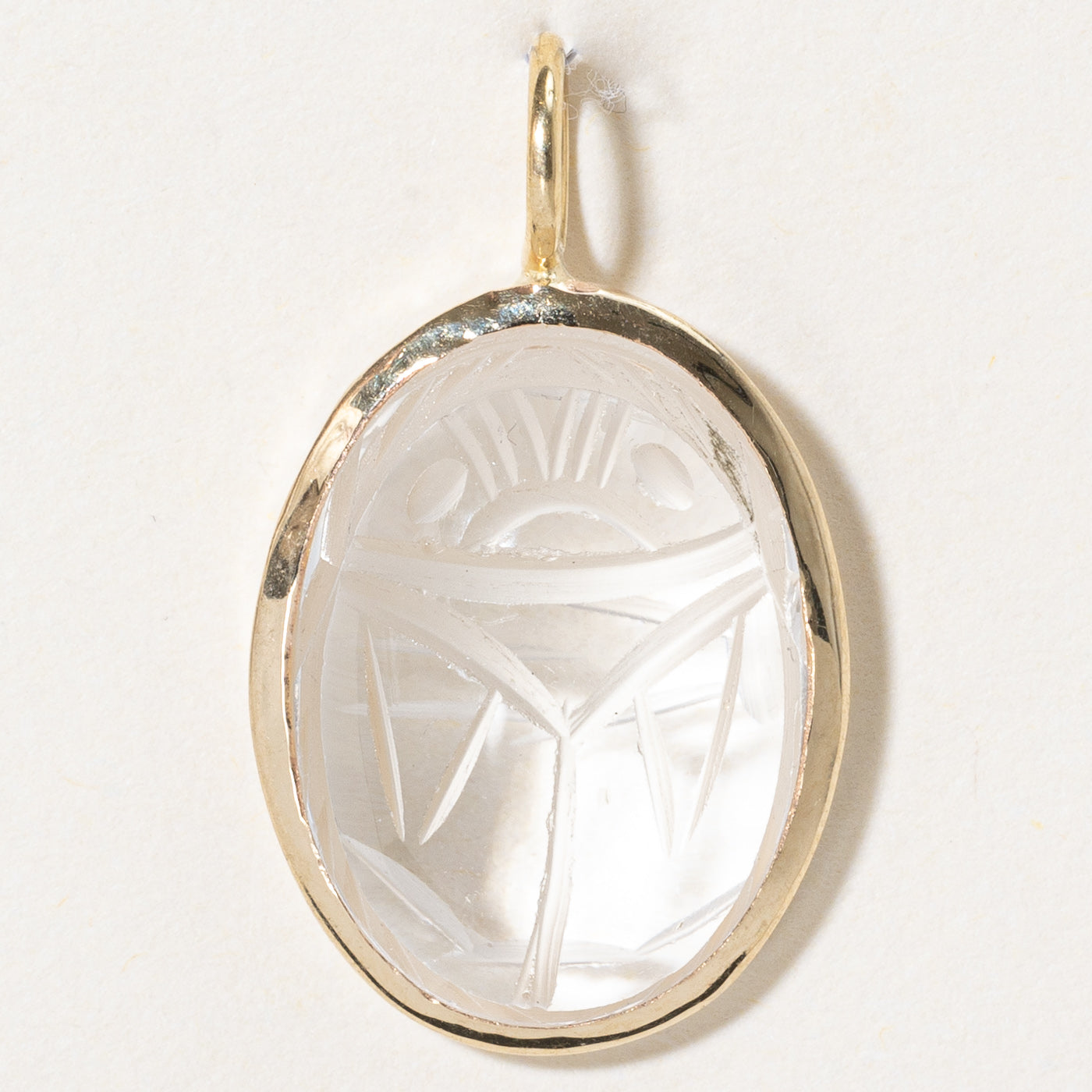 Carved Quartz Pendant | 15.20ct |
