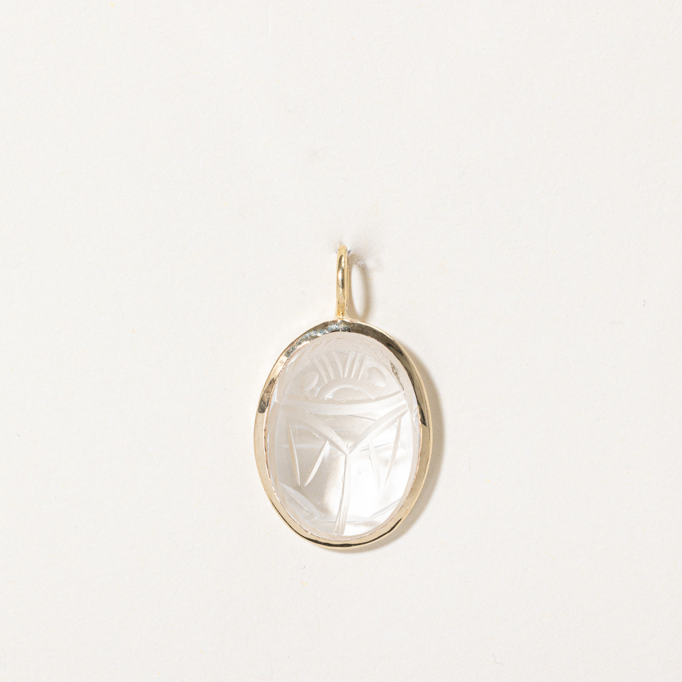 Carved Quartz Pendant | 15.20ct |