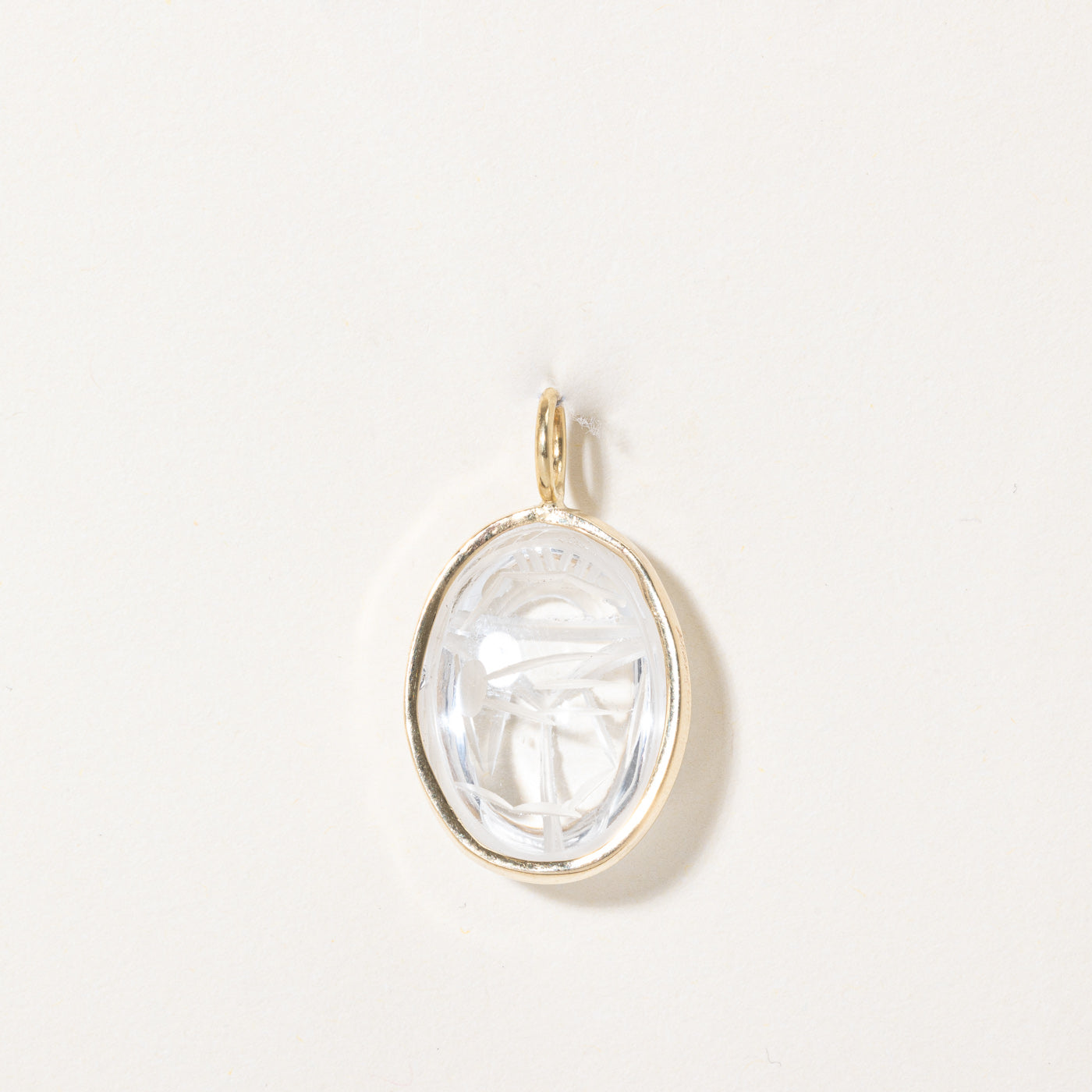 Carved Quartz Pendant | 15.20ct |