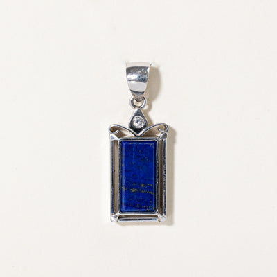 Lapis Lazuli & Diamond Pendant | 8.00ct, 0.05ct |