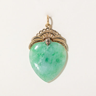 Jadeite Heart Pendant | 30.00ct |