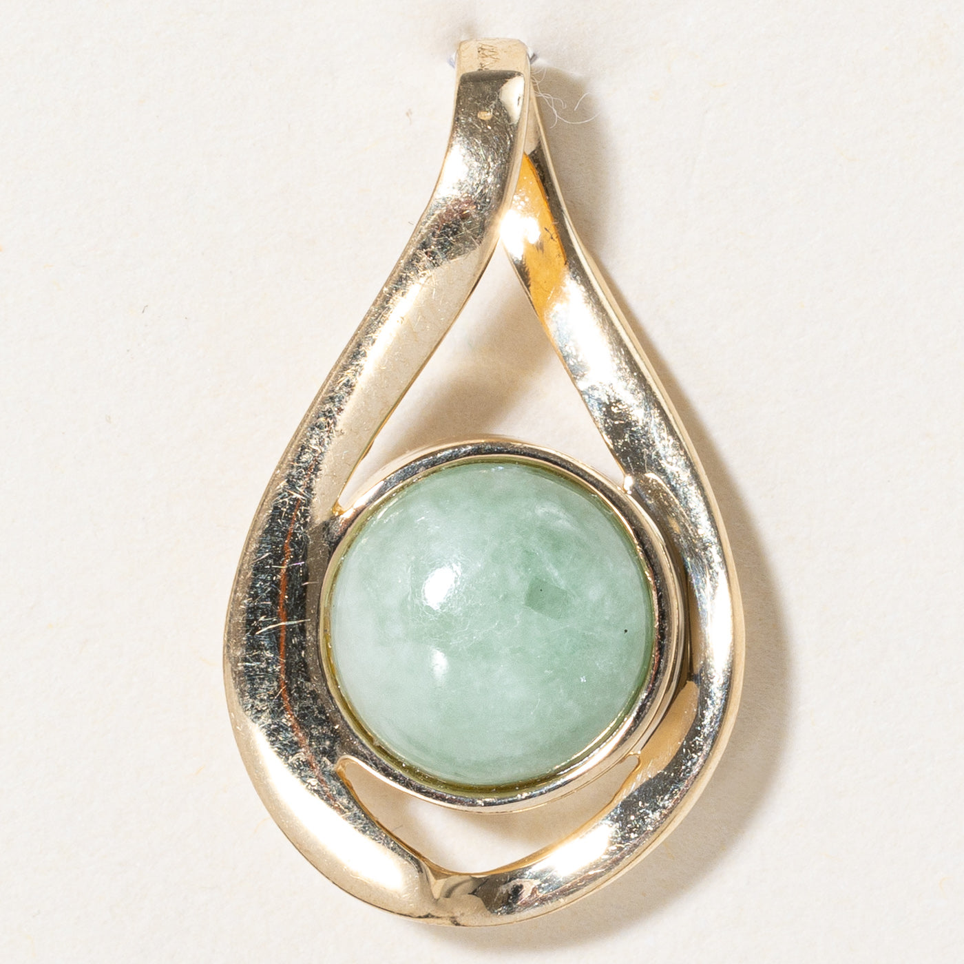 Jadeite & Mabe Pearl Pendant | 2.10ct |