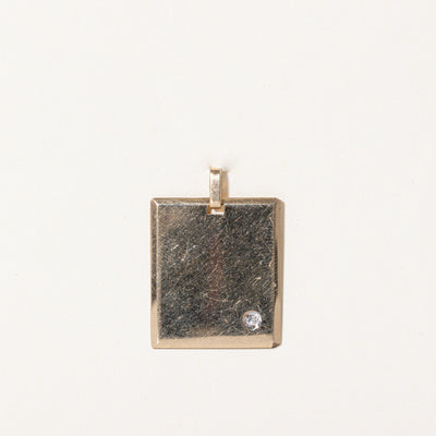 Diamond Tag Pendant | 0.01ct |