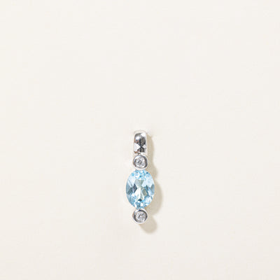 Topaz & Diamond Pendant | 1.40ct, 0.06ctw |
