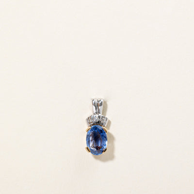 Sapphire & Diamond Pendant | 1.45ct, 0.03ctw |