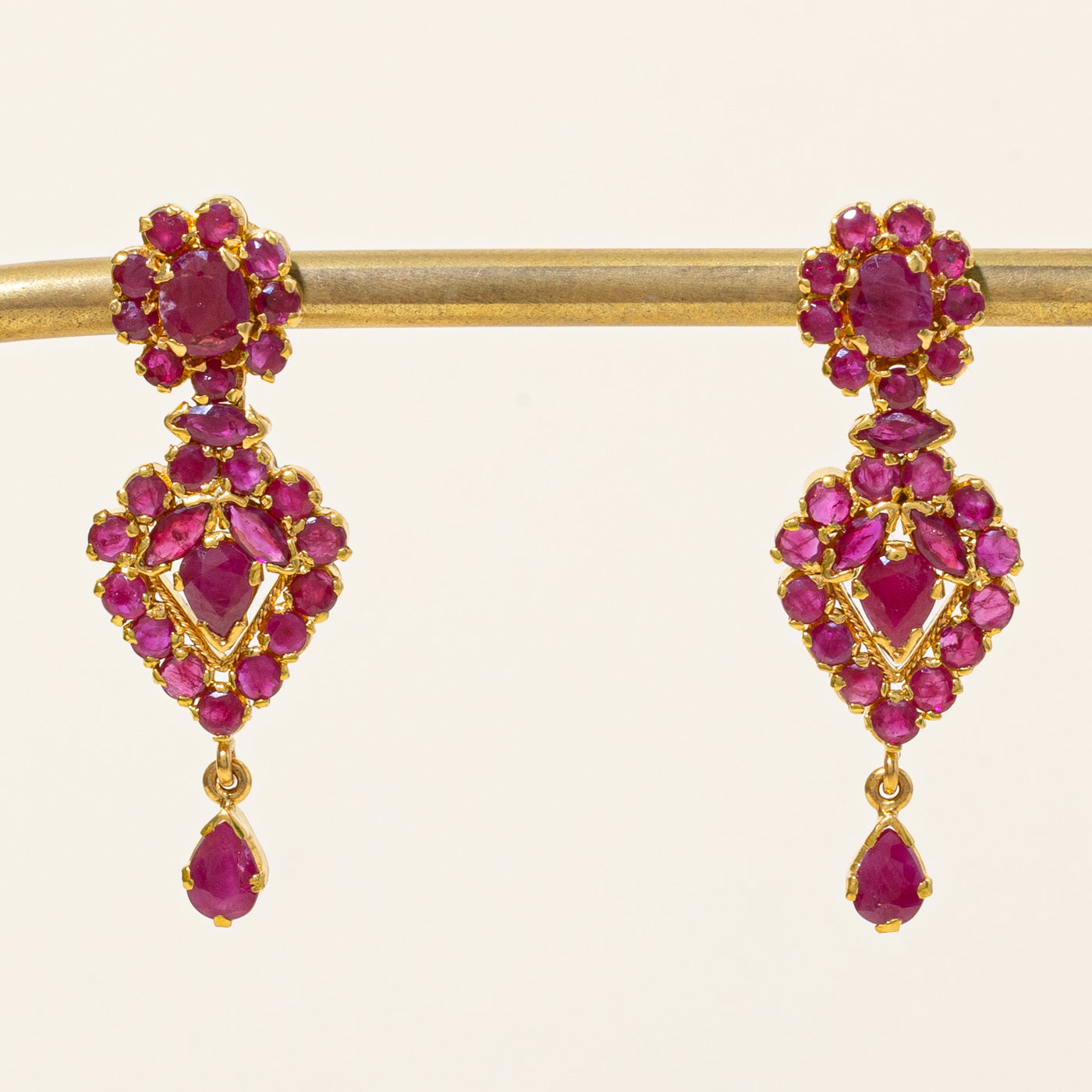 Ruby Drop Earrings | 5.50ctw |