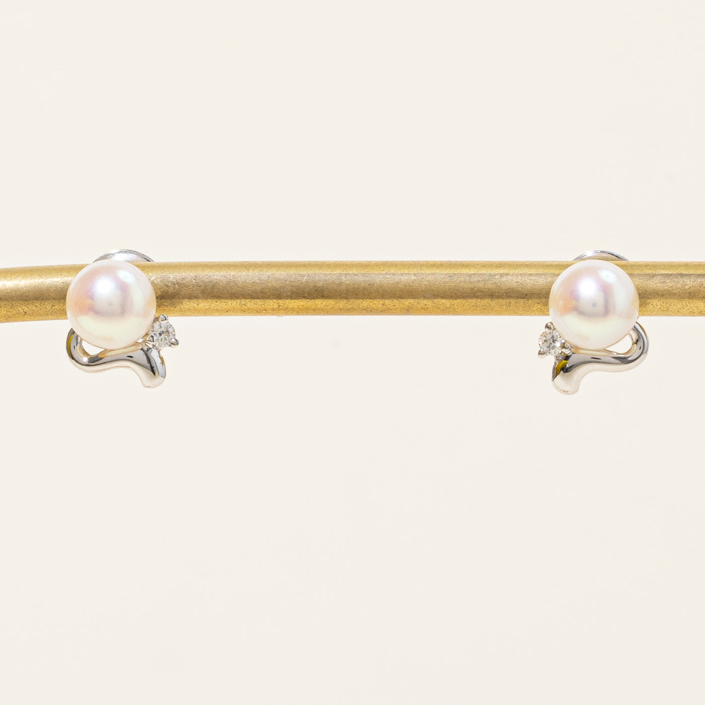 Pearl & Diamond Earrings | 3.20ctw, 0.05ctw |