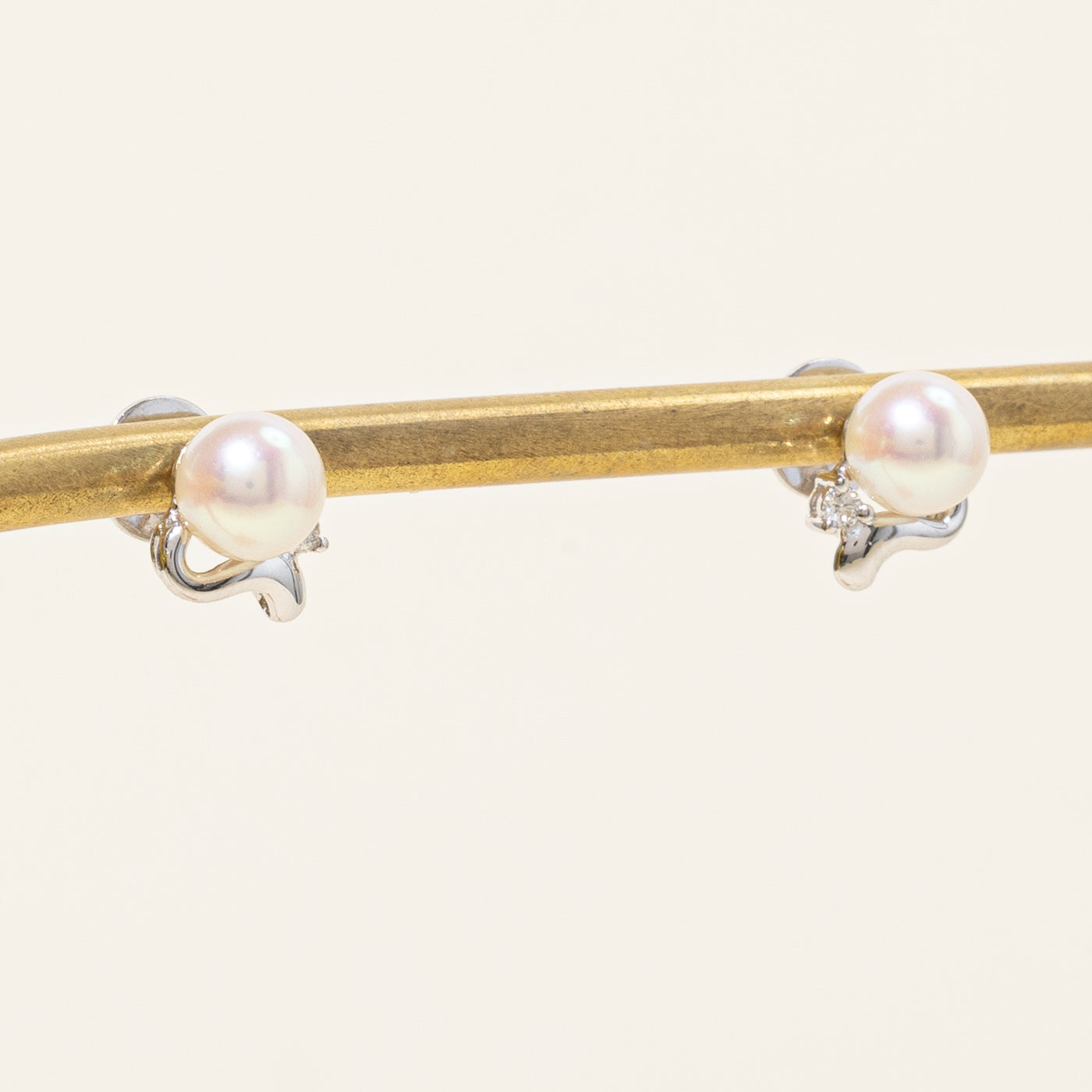 Pearl & Diamond Earrings | 3.20ctw, 0.05ctw |