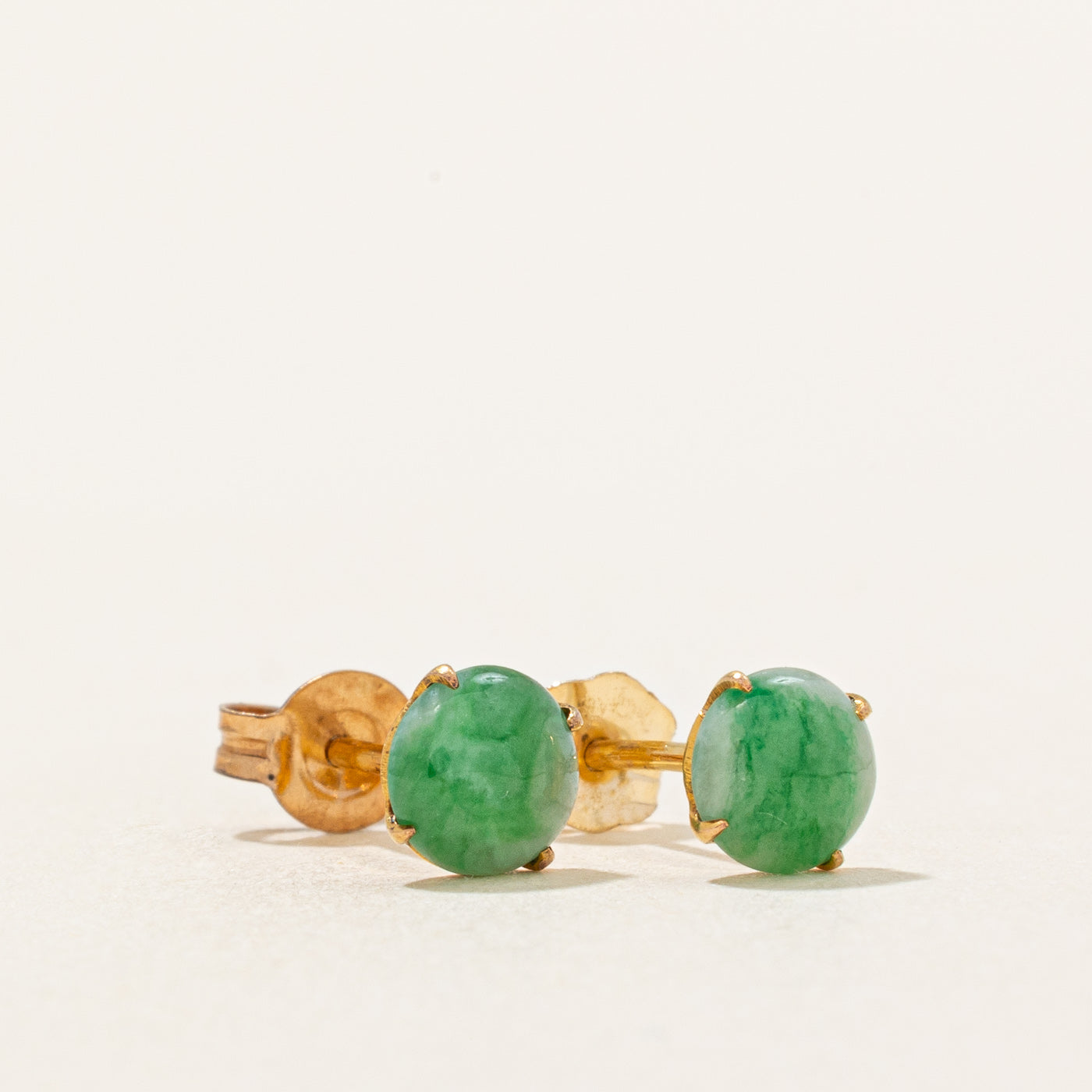 Jadeite Stud Earrings | 0.80ctw |