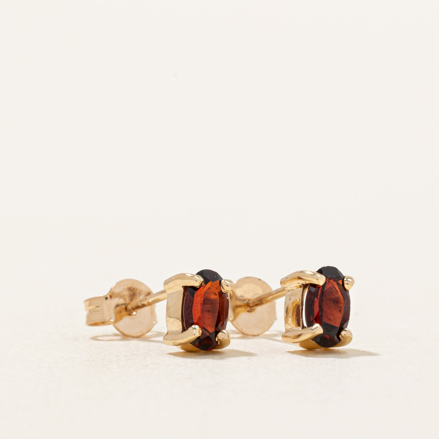 Garnet Stud Earrings | 0.50ctw |