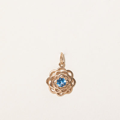 Synthetic Blue Spinel Pendant | 0.33ct |