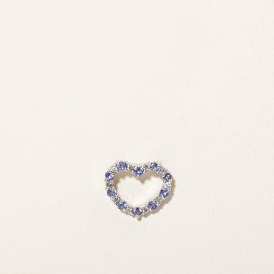 Tanzanite & Diamond Heart Pendant | 0.27ctw, 0.10ctw |