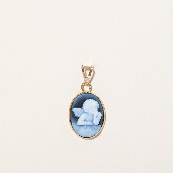 Cherub Cameo Agate Pendant | 4.00ct |