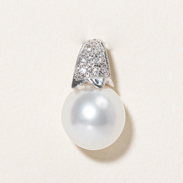 Pearl & Diamond Pendant | 0.07ctw |