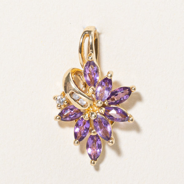 Amethyst & Diamond Pendant | 0.60ctw, 0.04ctw |