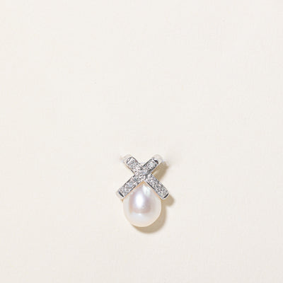 Pearl & Diamond Pendant | 0.05ctw |