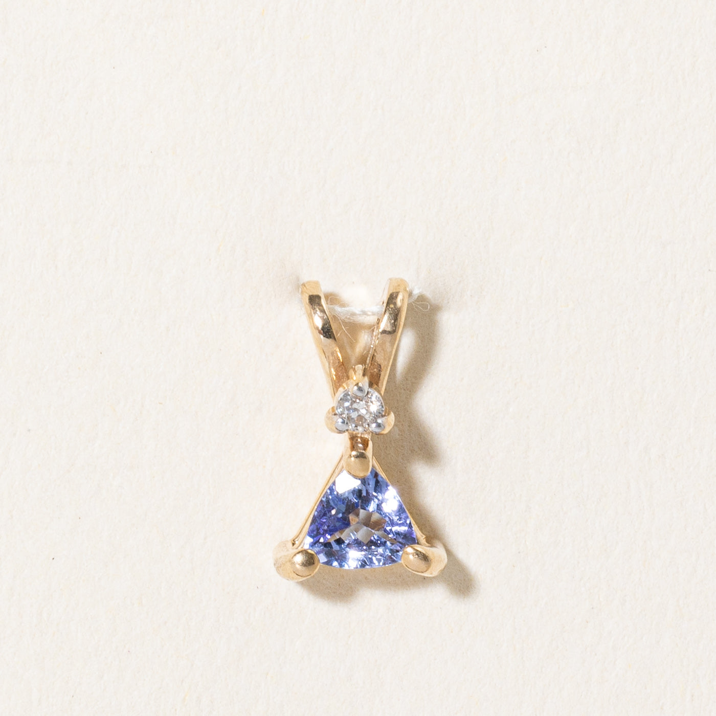 Pendentif Tanzanite et Diamant | 0,16 ct, 0,02 ct | 