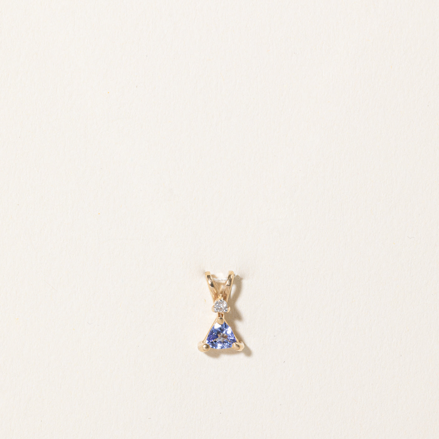 Pendentif Tanzanite et Diamant | 0,16 ct, 0,02 ct | 