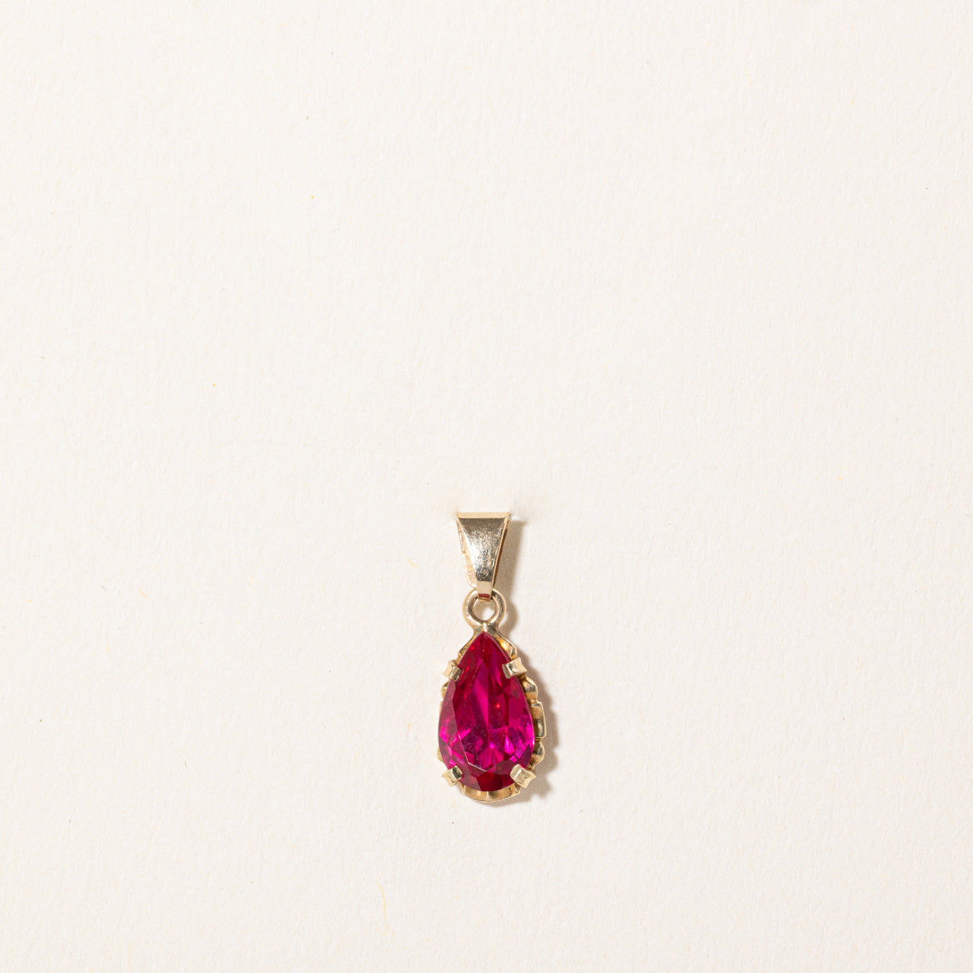 Synthetic Ruby Pendant | 1.60ct |