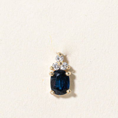 Sapphire & Diamond Pendant | 0.42ct, 0.06ctw |
