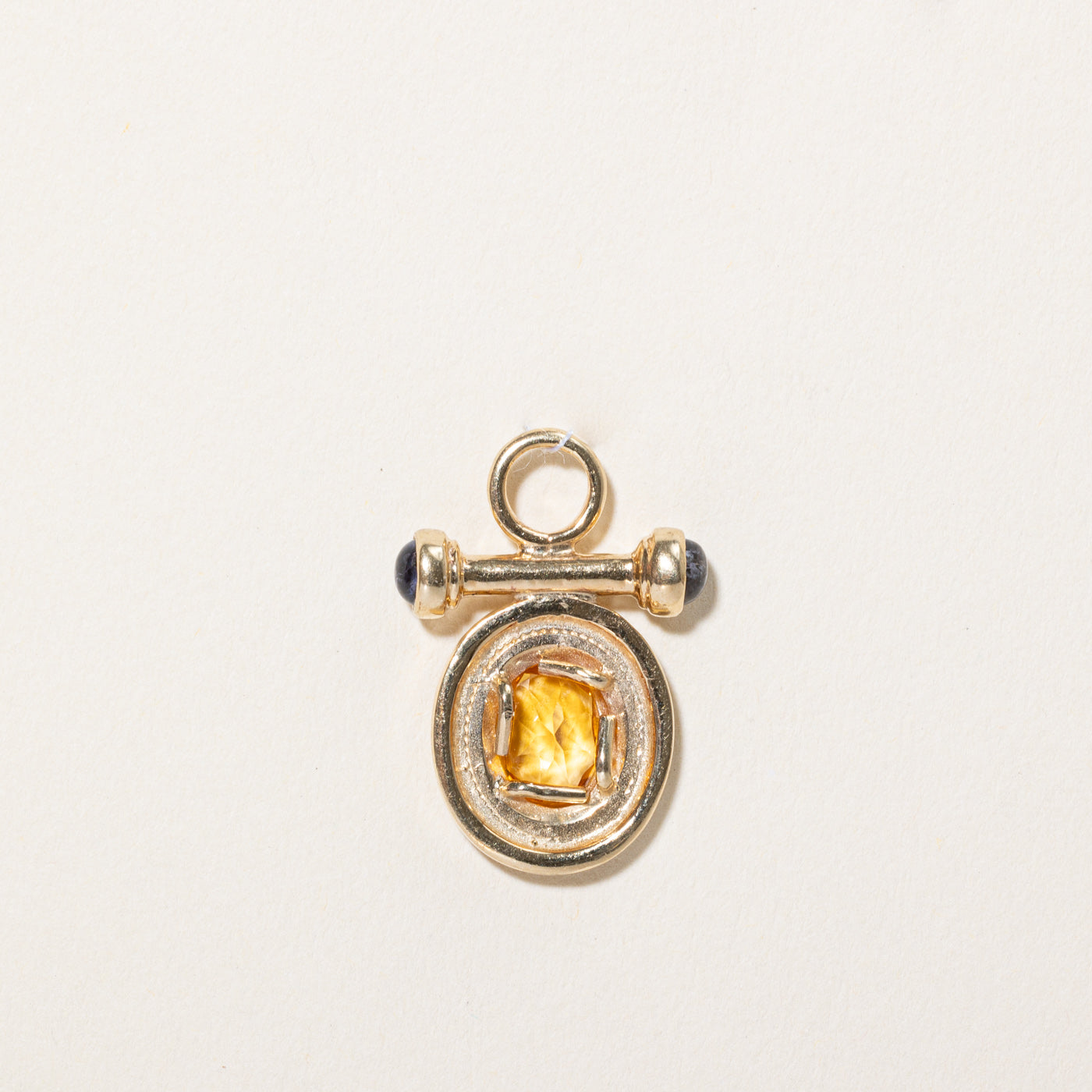 Citrine & Iolite Pendant | 1.05ct, 0.34ctw |