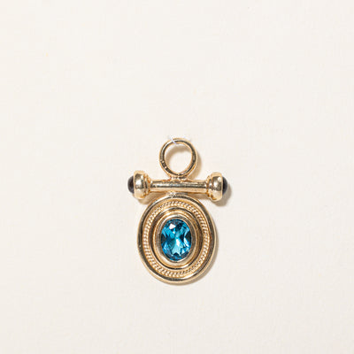 Blue Topaz & Iolite Pendant | 1.15ct, 0.34ctw |
