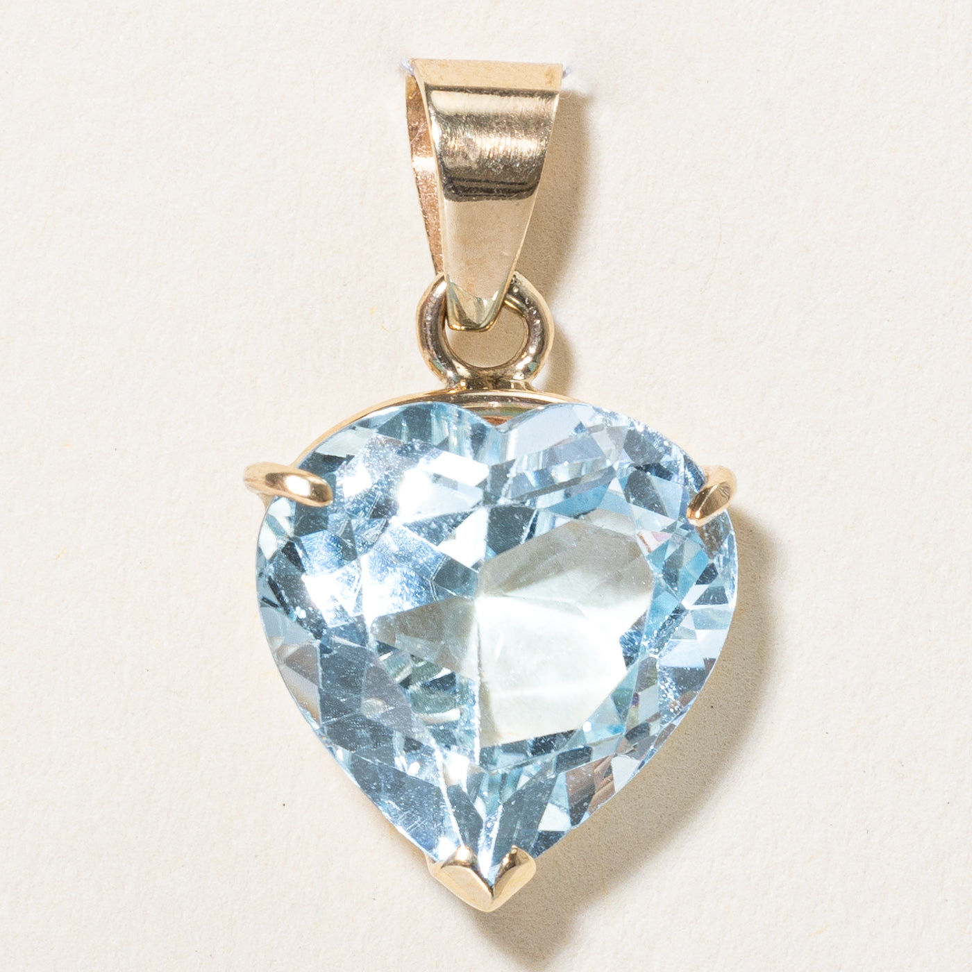 Blue Topaz Heart Pendant | 8.85ct |