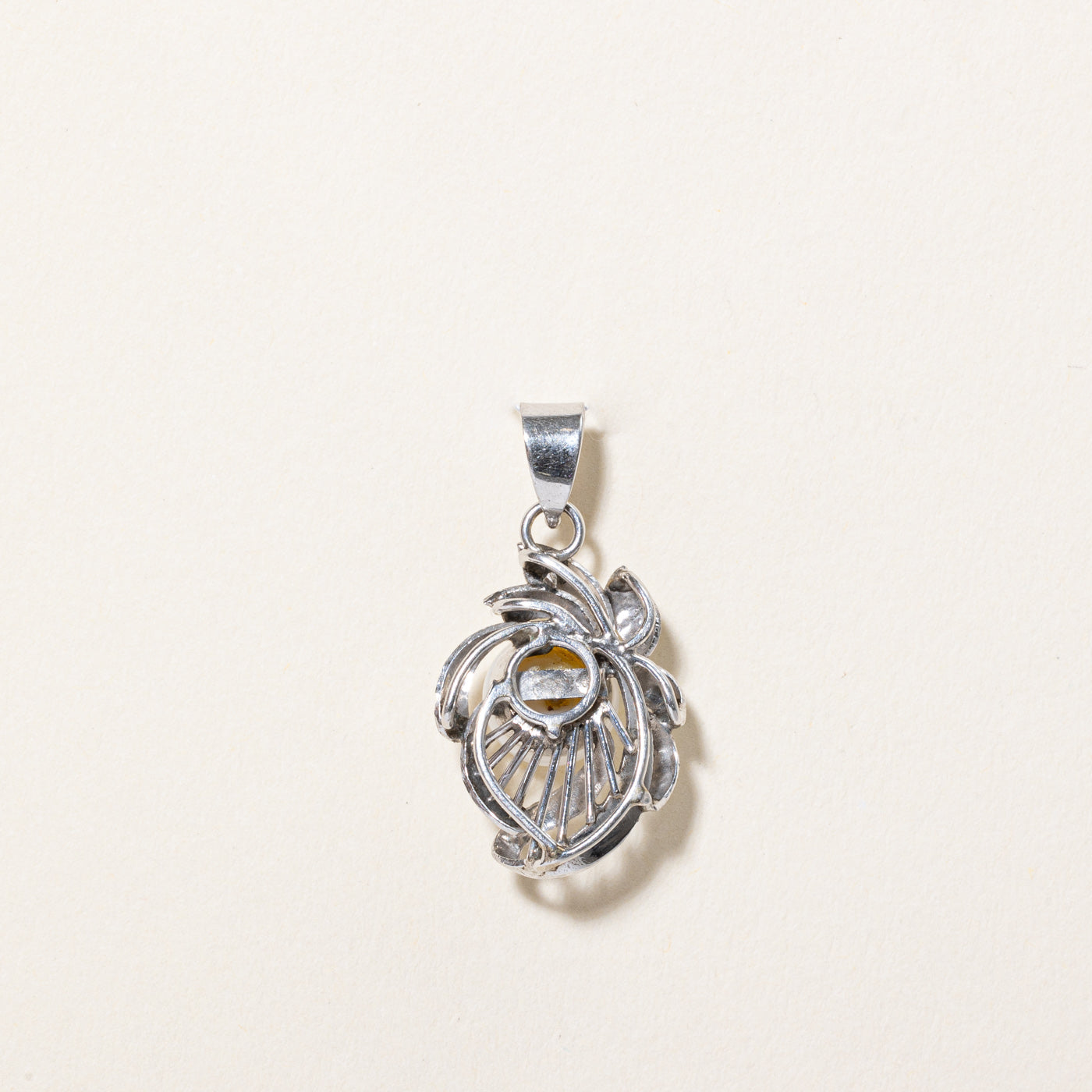 Button Pearl Pendant