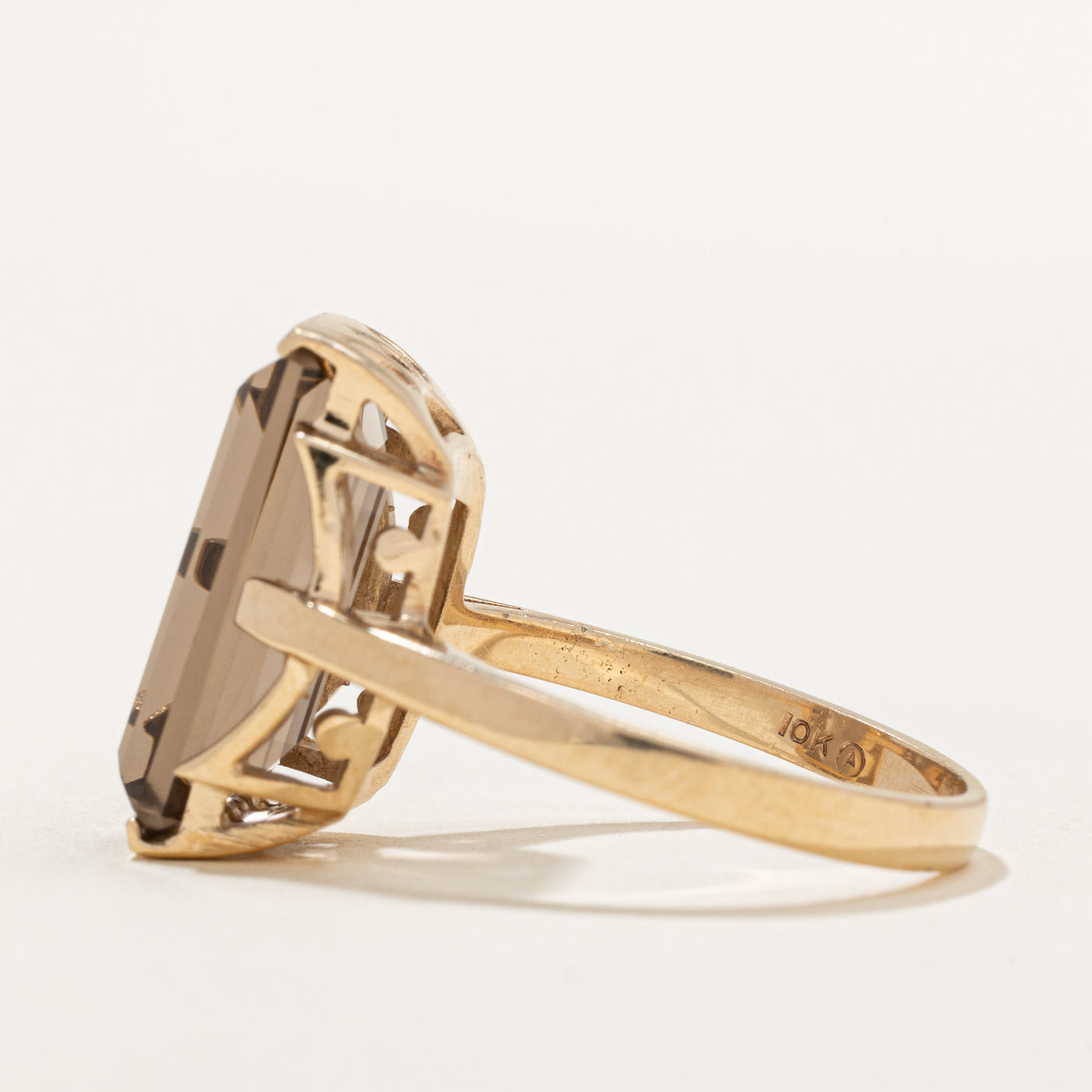 Smoky Quartz Cocktail Ring | 7.50ct | SZ 8.25 |