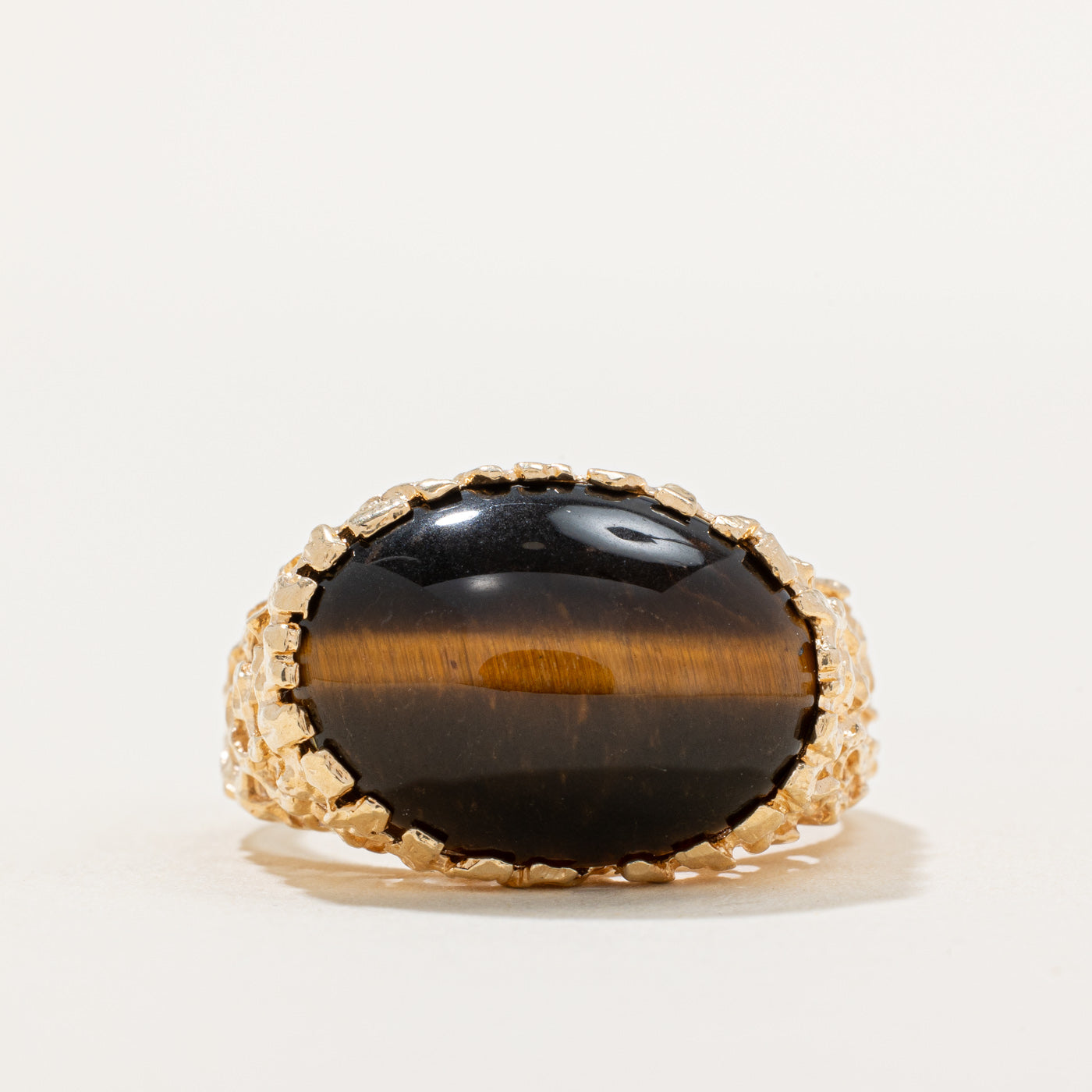 Tiger's Eye Cocktail Ring | 8.30ct | SZ 10.5 |