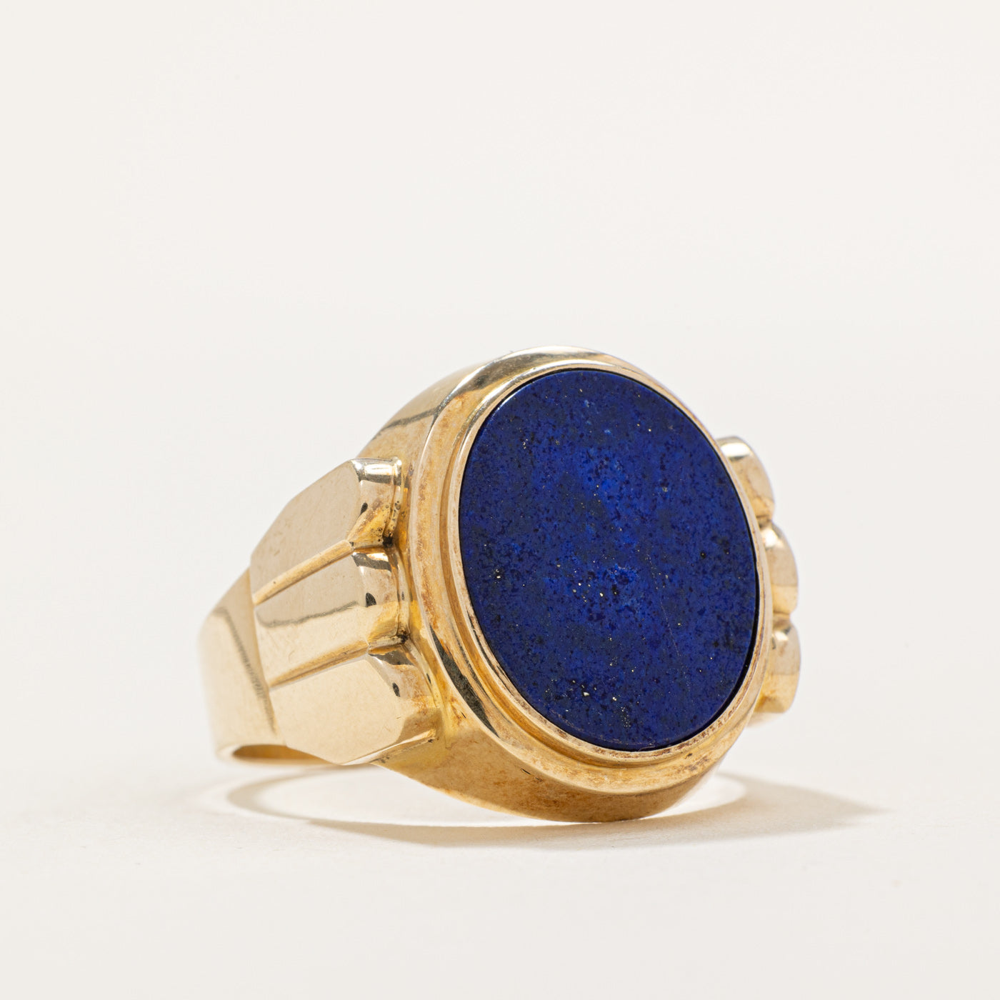 Lapis Lazuli Signet Ring | 4.00ct | SZ 11 |