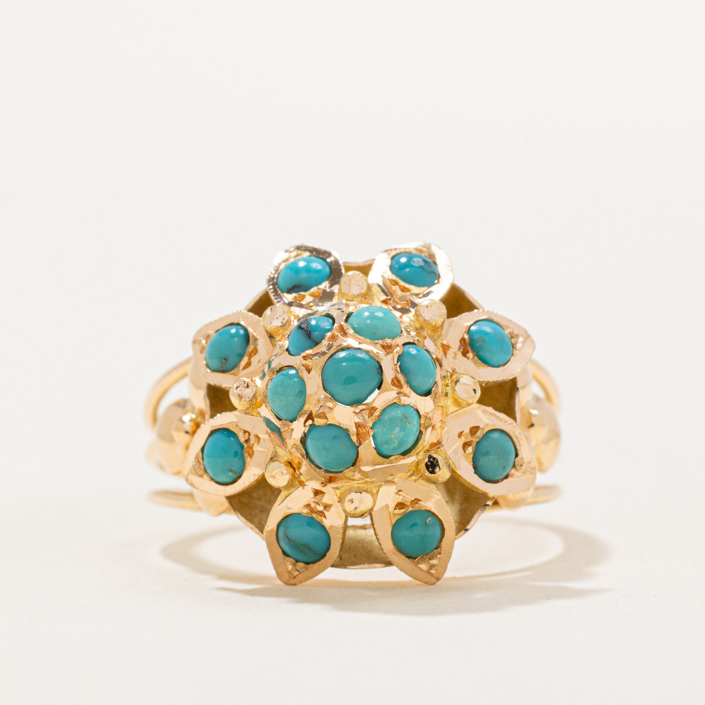 Turquoise Cocktail Ring | 0.75ctw | SZ 8.5 |