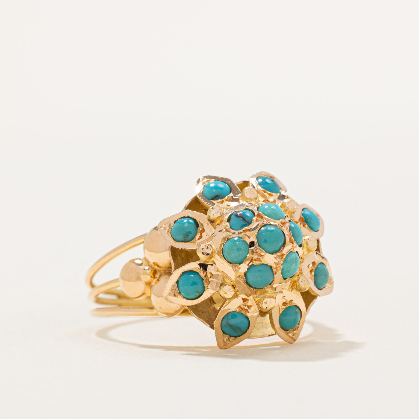 Turquoise Cocktail Ring | 0.75ctw | SZ 8.5 |