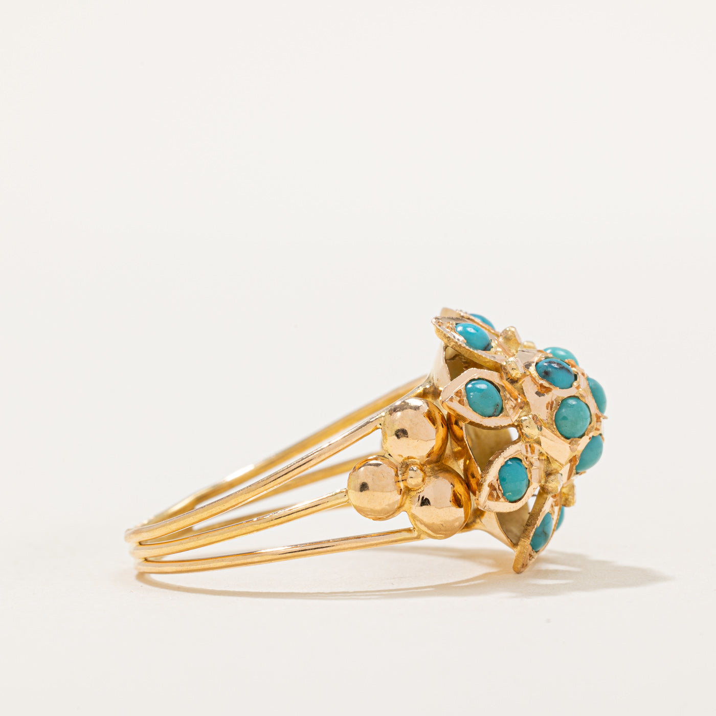 Turquoise Cocktail Ring | 0.75ctw | SZ 8.5 |