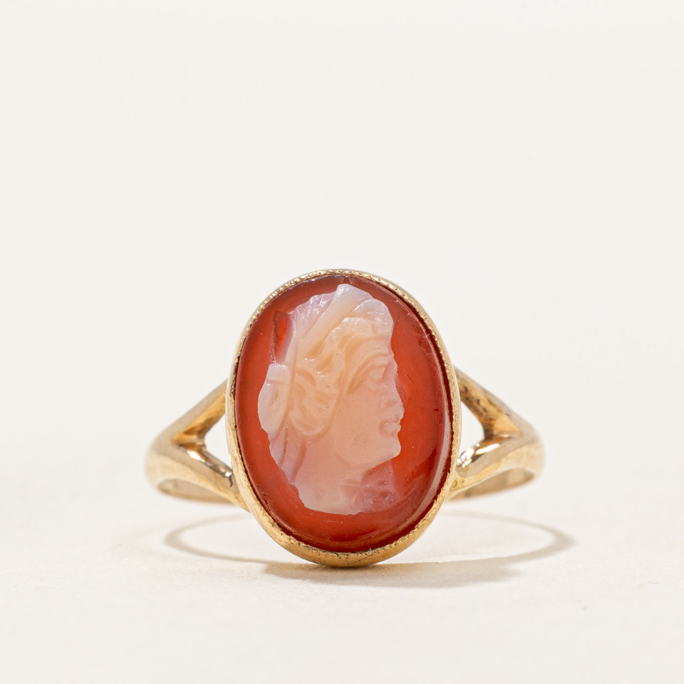 Cameo Shell Ring | 2.00ct | SZ 3.25 |