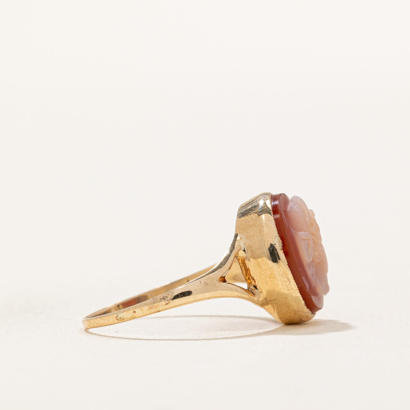 Cameo Shell Ring | 2.00ct | SZ 3.25 |
