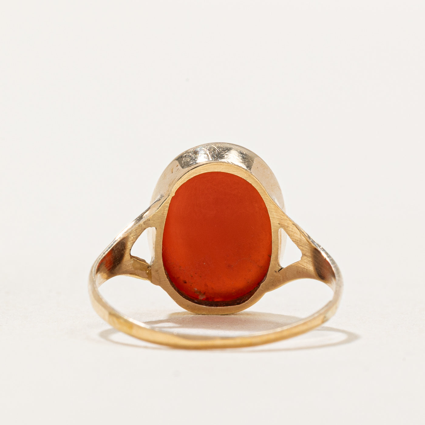Cameo Shell Ring | 2.00ct | SZ 3.25 |