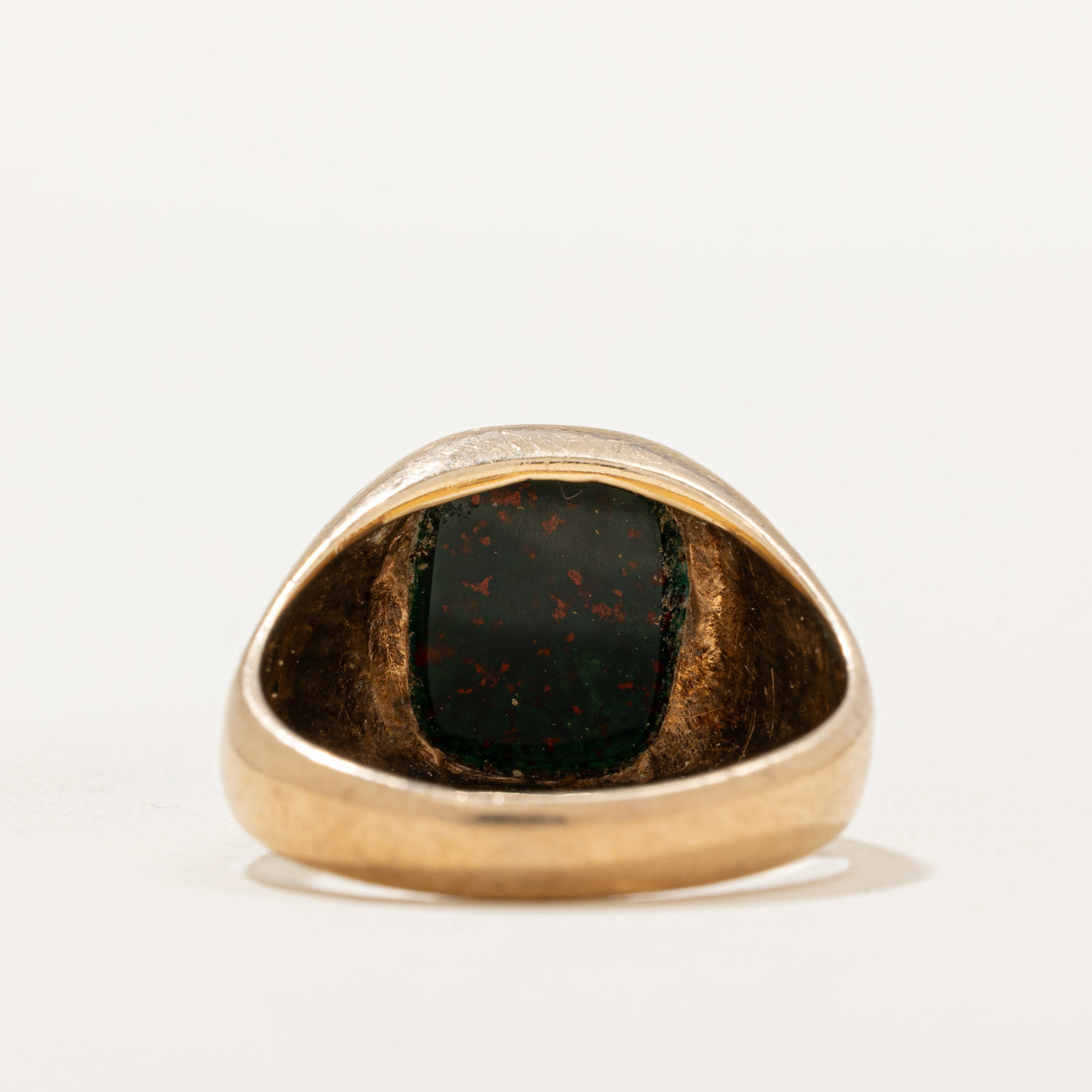 Bloodstone Signet Ring | 2.25ct | SZ 8.25 |